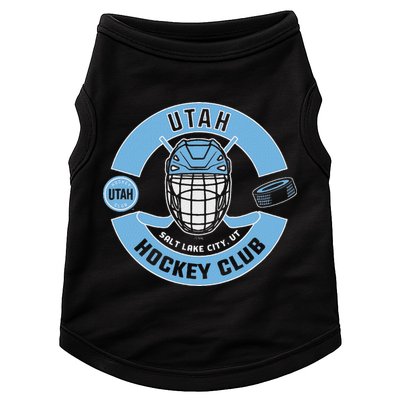 U.T.A.H H.O.C.K.E.Y Club Mask Black Doggie Tank