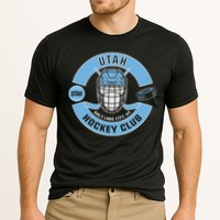U.T.A.H H.O.C.K.E.Y Club Mask Black Cooling Performance Crew T-Shirt