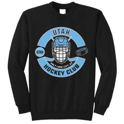 U.T.A.H H.O.C.K.E.Y Club Mask Black Sweatshirt