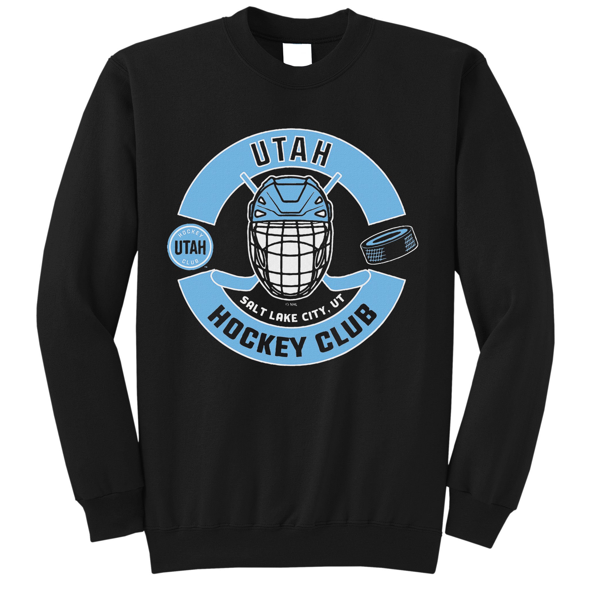 U.T.A.H H.O.C.K.E.Y Club Mask Black Sweatshirt