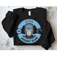 U.T.A.H H.O.C.K.E.Y Club Mask Black Sweatshirt