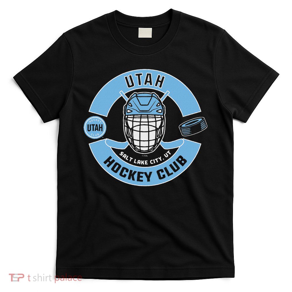 U.T.A.H H.O.C.K.E.Y Club Mask Black T-Shirt