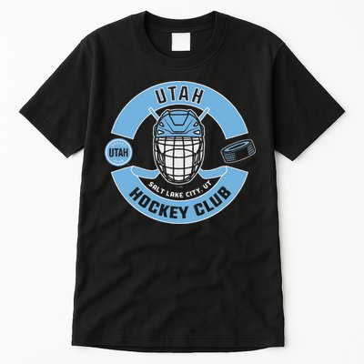 U.T.A.H H.O.C.K.E.Y Club Mask Black Tall T-Shirt