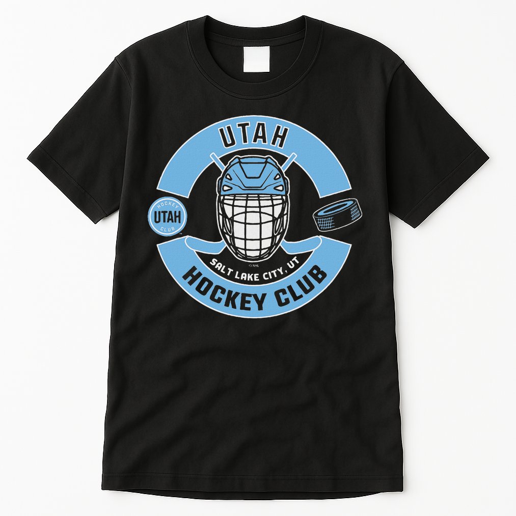 U.T.A.H H.O.C.K.E.Y Club Mask Black Tall T-Shirt