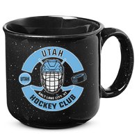 U.T.A.H H.O.C.K.E.Y Club Mask Black 15oz Campfire Ceramic Mug
