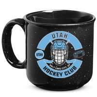 U.T.A.H H.O.C.K.E.Y Club Mask Black 15oz Campfire Ceramic Mug