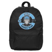 U.T.A.H H.O.C.K.E.Y Club Mask Black 16 in Basic Backpack