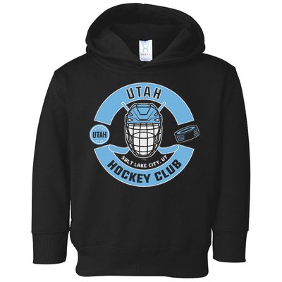 U.T.A.H H.O.C.K.E.Y Club Mask Black Toddler Hoodie