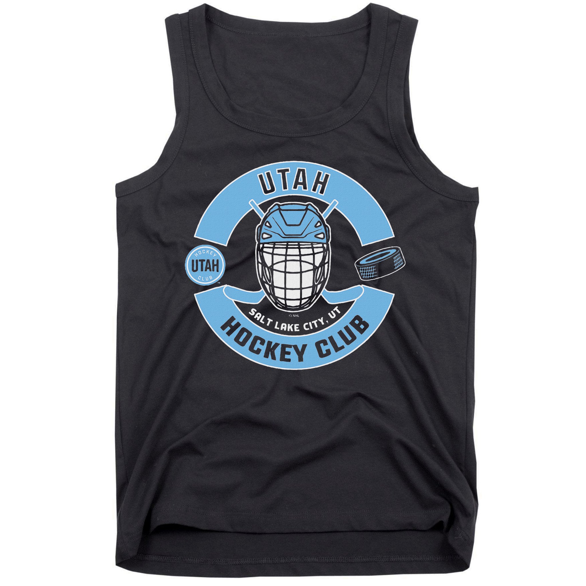 U.T.A.H H.O.C.K.E.Y Club Mask Black Tank Top