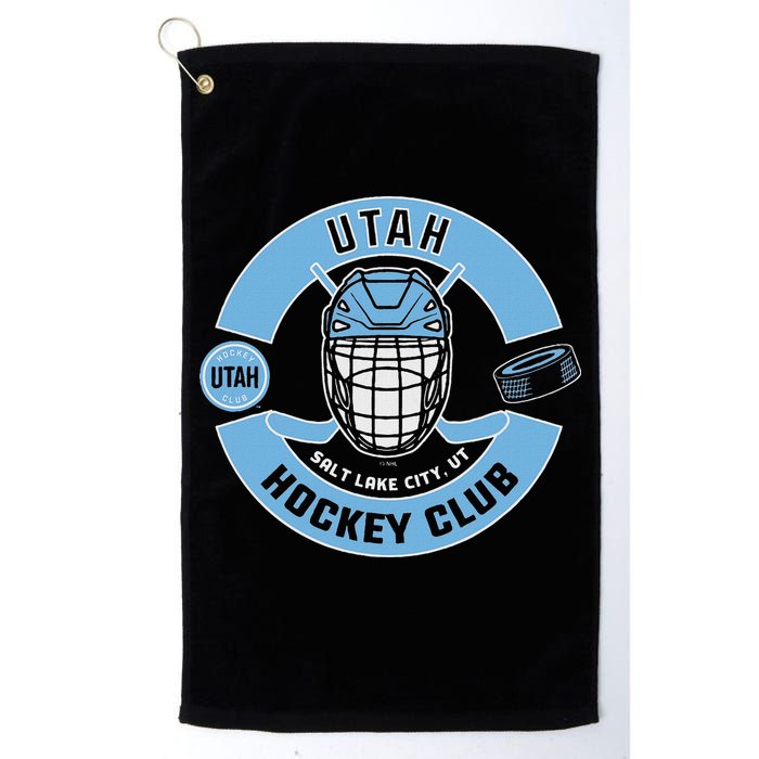 U.T.A.H H.O.C.K.E.Y Club Mask Black Golf Towel