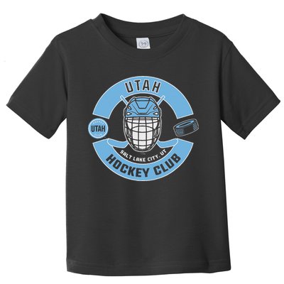 U.T.A.H H.O.C.K.E.Y Club Mask Black Toddler T-Shirt