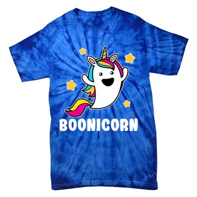 Unicorn Halloween Costume Boonicorn Unicorn Ghost Gift Tie-Dye T-Shirt