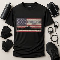 Uss Hornet Cv8 Ww2 Aircraft Carrier Usa Cooling Performance Crew T-Shirt