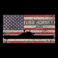 Uss Hornet Cv8 Ww2 Aircraft Carrier Usa Cooling Performance Crew T-Shirt