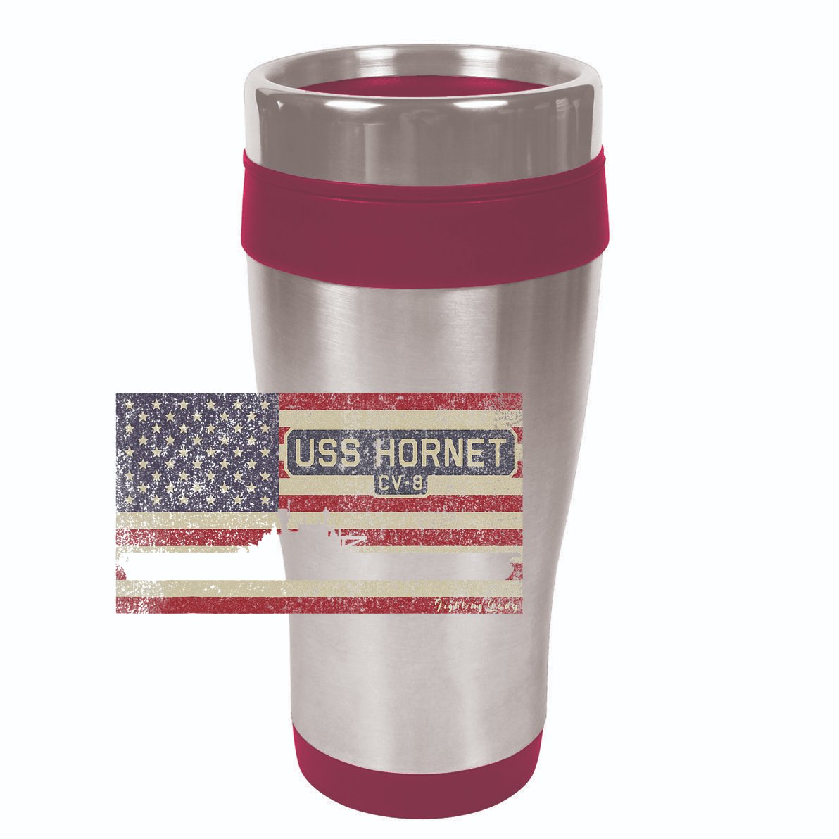 Uss Hornet Cv8 Ww2 Aircraft Carrier Usa 15oz Campfire Ceramic Mug