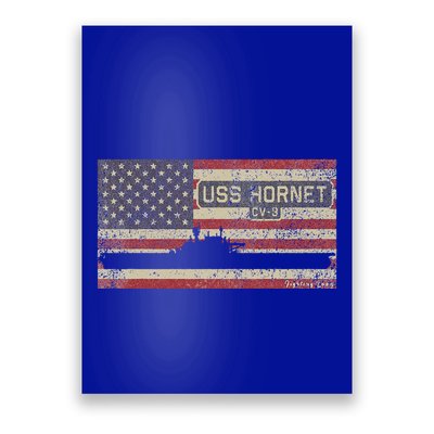 Uss Hornet Cv8 Ww2 Aircraft Carrier Usa Poster