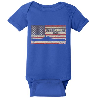 Uss Hornet Cv8 Ww2 Aircraft Carrier Usa Baby Bodysuit