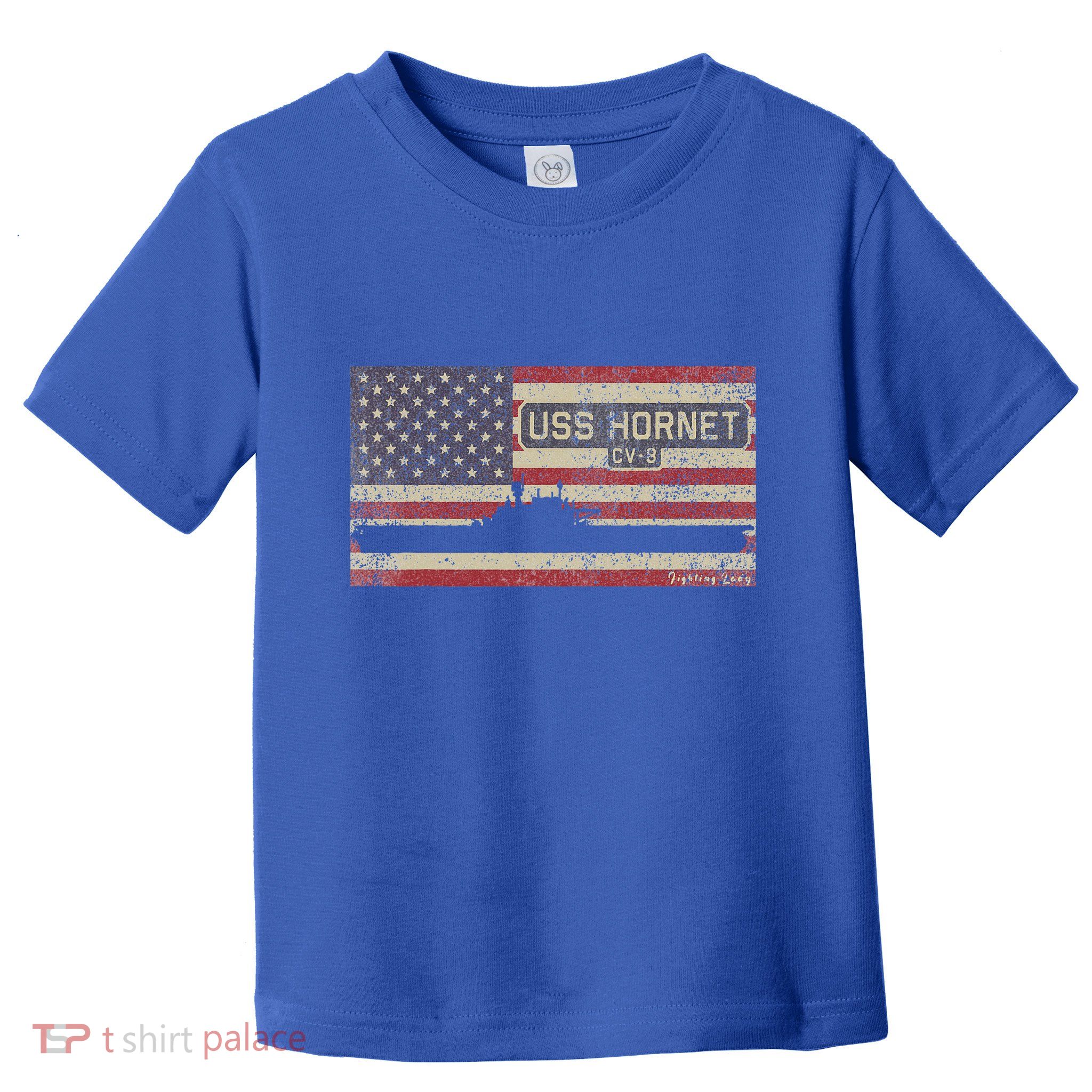 Uss Hornet Cv8 Ww2 Aircraft Carrier Usa Toddler T-Shirt