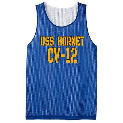 Uss Hornet Cvgift12 Aircraft Carrier Veterans Day Front And Back Funny Gift Mesh Reversible Basketball Jersey Tank