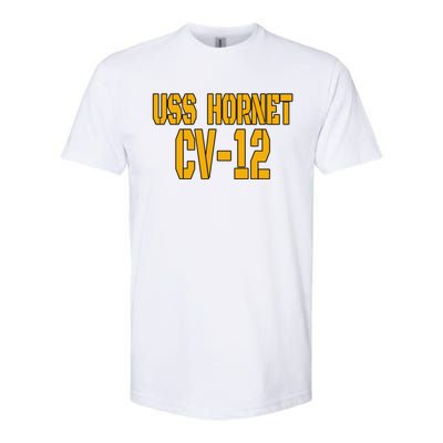 Uss Hornet Cvgift12 Aircraft Carrier Veterans Day Front And Back Funny Gift Softstyle CVC T-Shirt