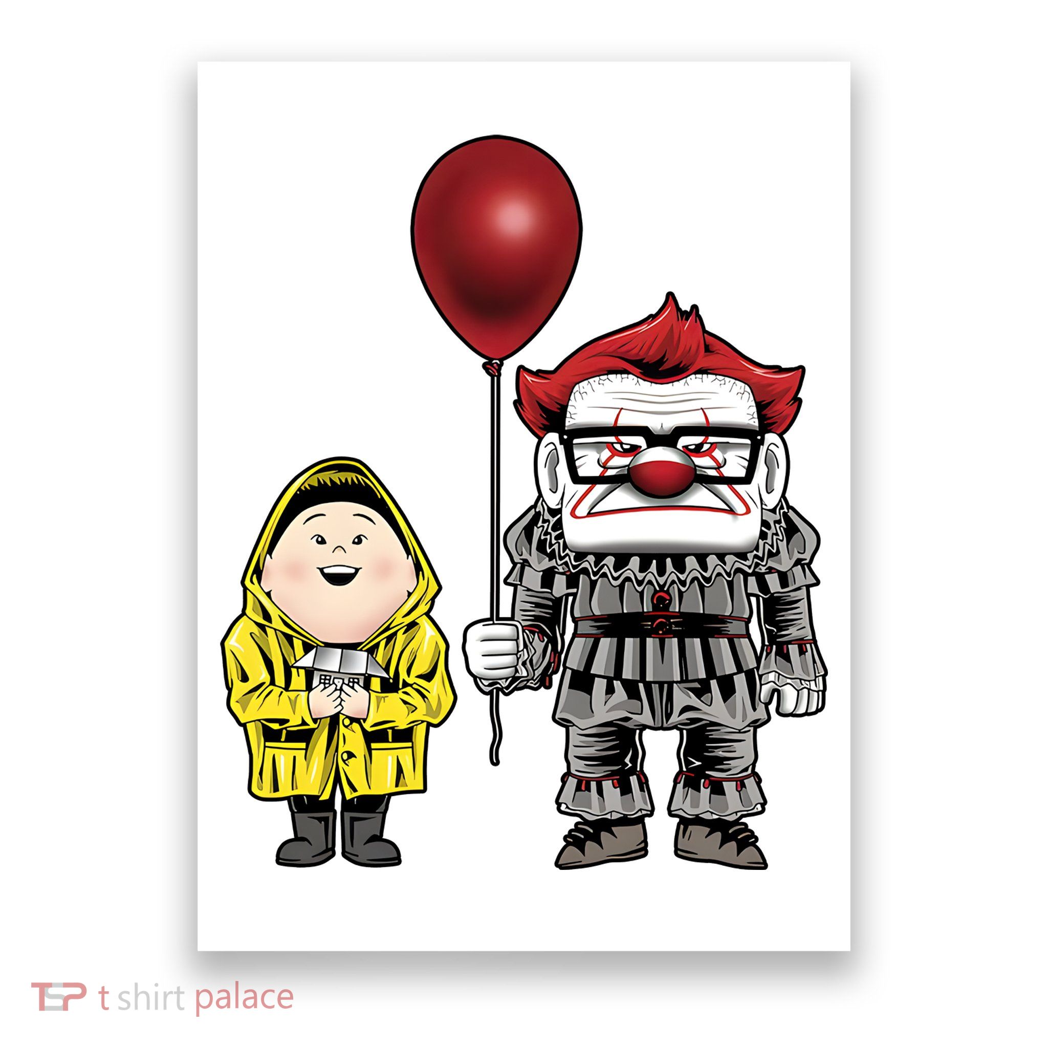 Up Horror Character Penny Horror Scary Clown Poster