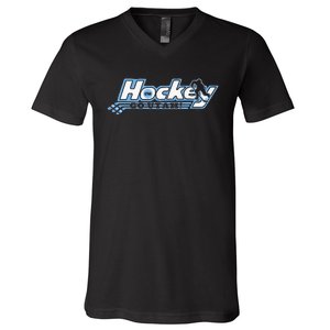 U.T.A.H. Ho.C..K.E.Y Club Hockey Black V-Neck T-Shirt