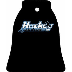 U.T.A.H. Ho.C..K.E.Y Club Hockey Black Ceramic Bell Ornament