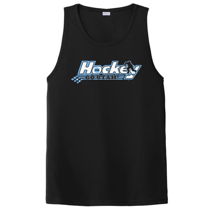 U.T.A.H. Ho.C..K.E.Y Club Hockey Black PosiCharge Competitor Tank