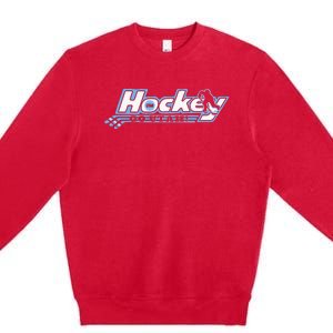 U.T.A.H. Ho.C..K.E.Y Club Hockey Black Premium Crewneck Sweatshirt