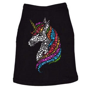 Unicorn Happy Dot Day Doggie Tank