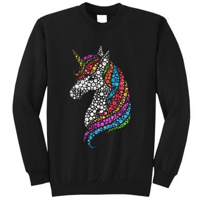 Unicorn Happy Dot Day Sweatshirt