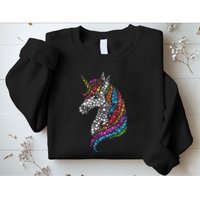 Unicorn Happy Dot Day Sweatshirt