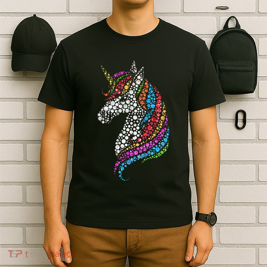 Unicorn Happy Dot Day T-Shirt