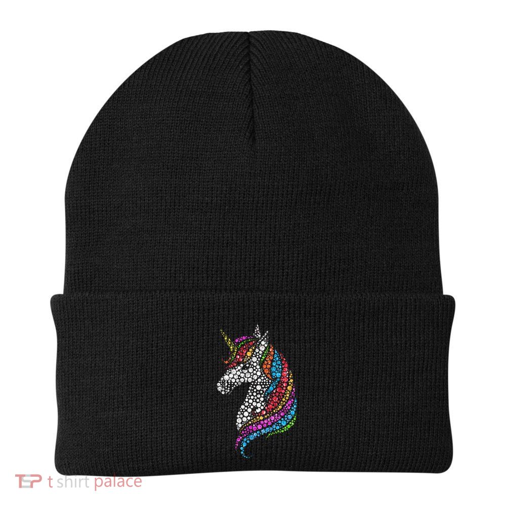 Unicorn Happy Dot Day Beanie
