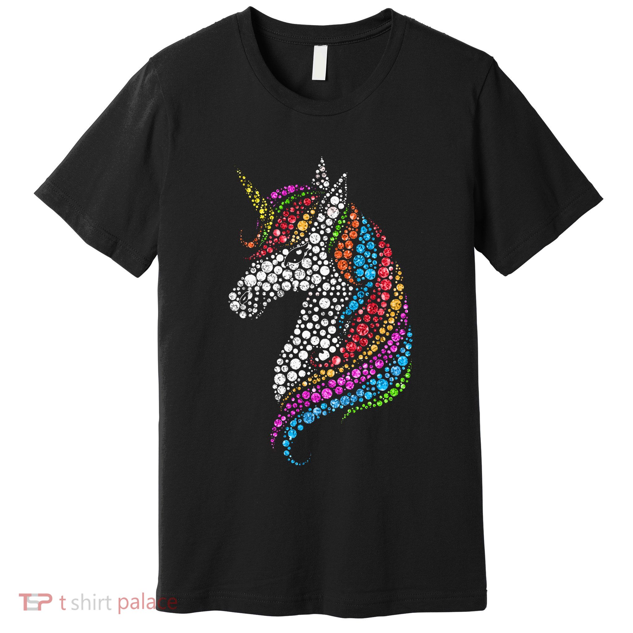 Unicorn Happy Dot Day Premium T-Shirt