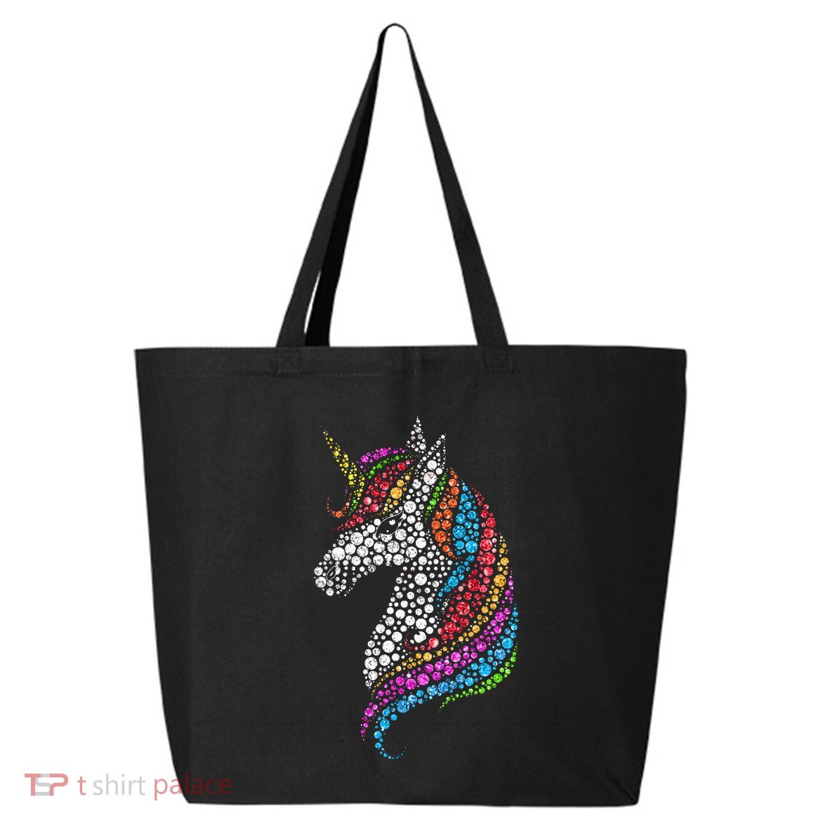 Unicorn Happy Dot Day 25L Jumbo Tote