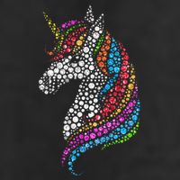 Unicorn Happy Dot Day Trucker Hat