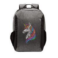 Unicorn Happy Dot Day Vector Backpack