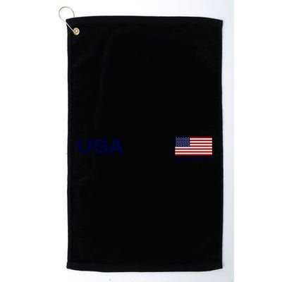 Usa Hockey Flag Gift Golf Towel