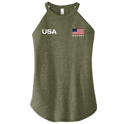 Usa Hockey Flag Gift Women’s Perfect Tri Rocker Tank