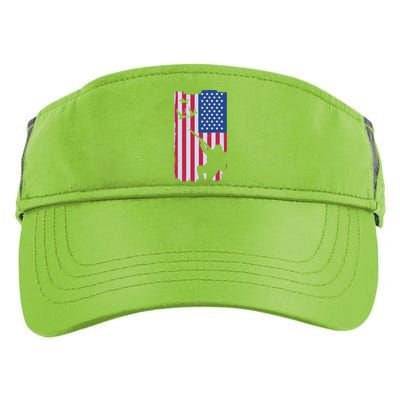 USA Hunting Flag Adult Drive Performance Visor