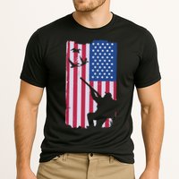 USA Hunting Flag Cooling Performance Crew T-Shirt