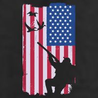 USA Hunting Flag Adult Drive Performance Visor