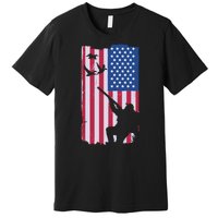 USA Hunting Flag Premium T-Shirt