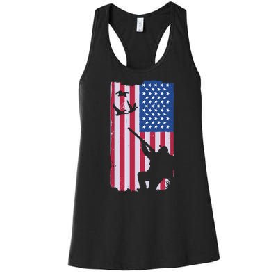 USA Hunting Flag Women's Racerback Tank