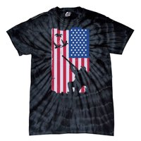 USA Hunting Flag Tie-Dye T-Shirt