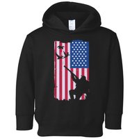 USA Hunting Flag Toddler Hoodie