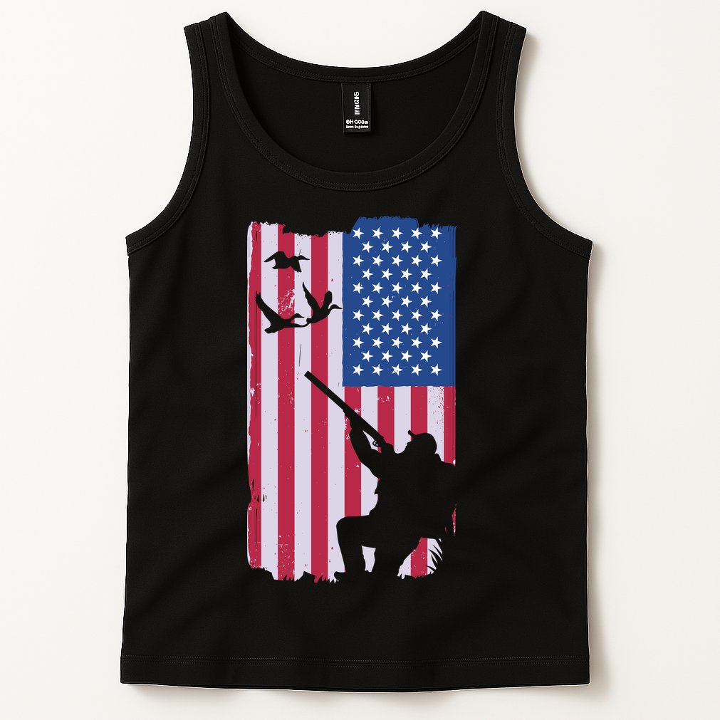 USA Hunting Flag Tank Top