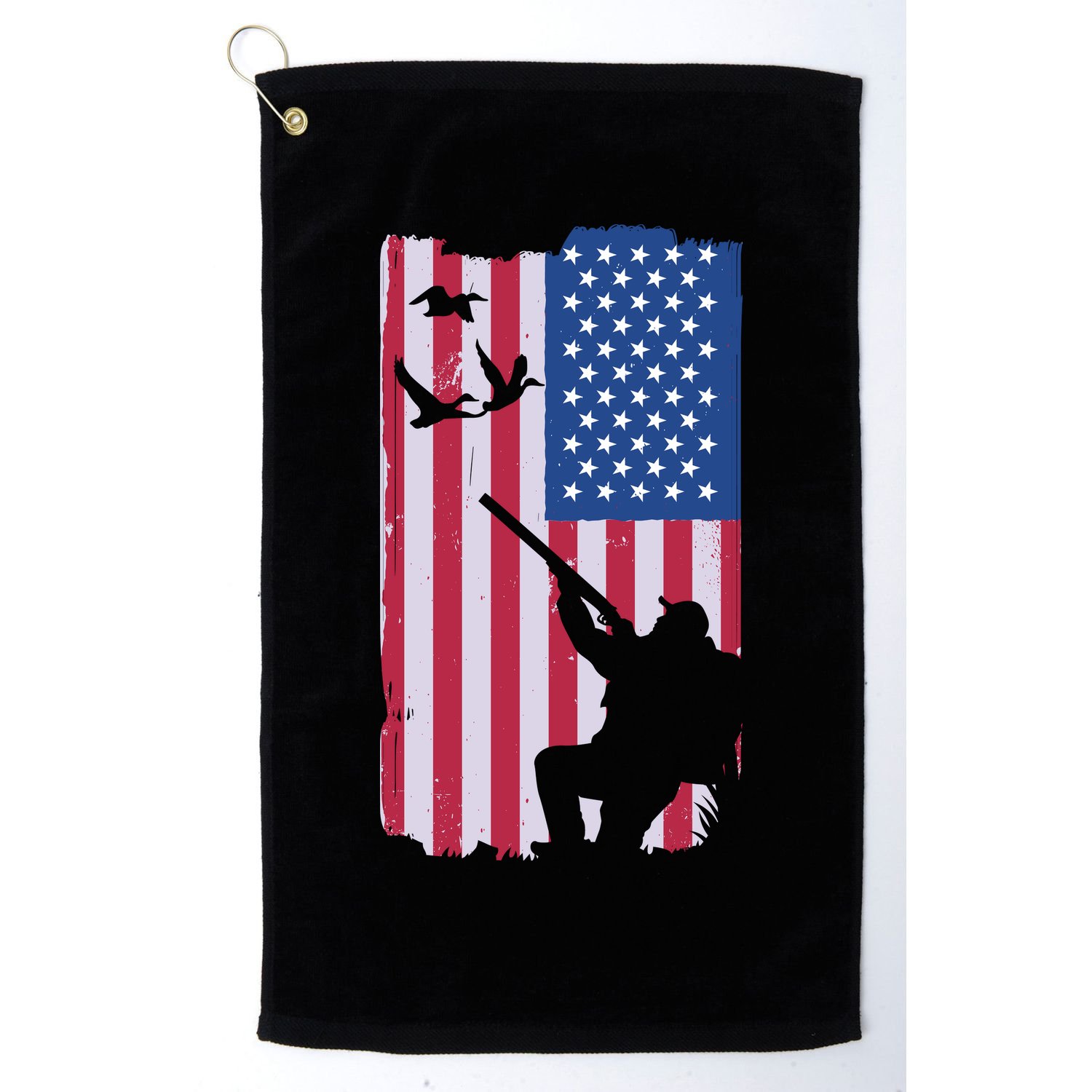 USA Hunting Flag Golf Towel