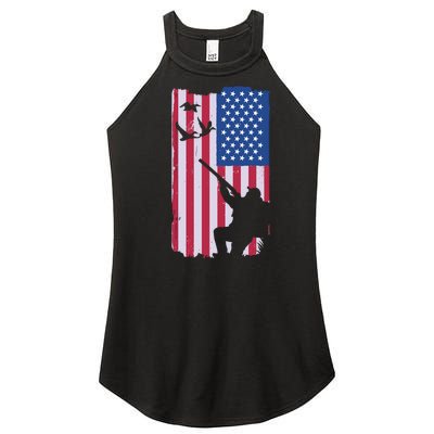 USA Hunting Flag Women's Perfect Tri Rocker Tank